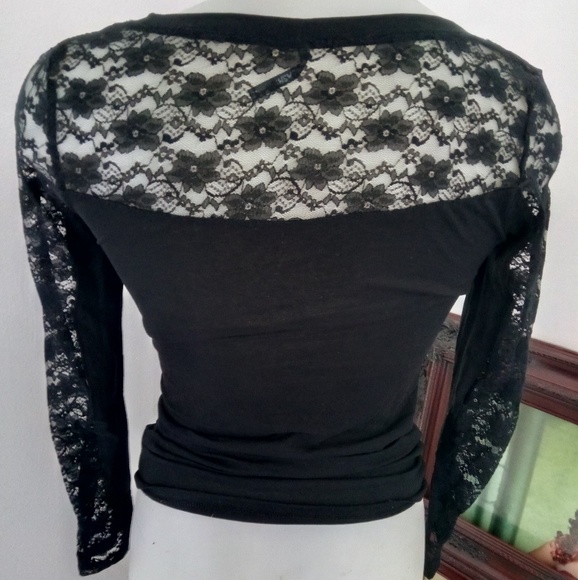 Long sleeve lace shirt - Picture 2 of 2
